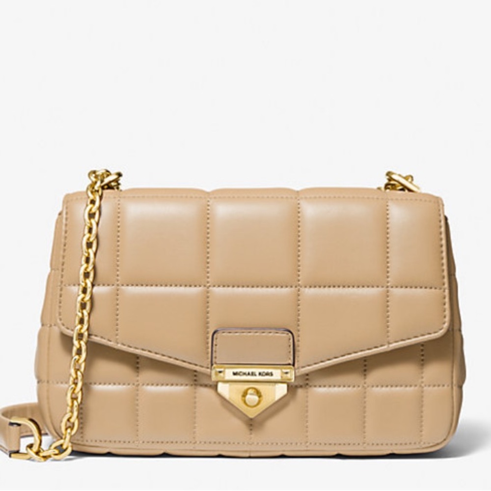 MK Soho Large Quilted Leather Shoulder Bag